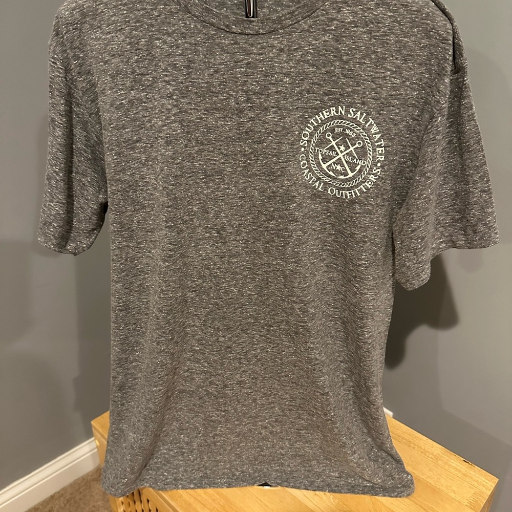 Topsail Island Gray Short Sleeve Tee